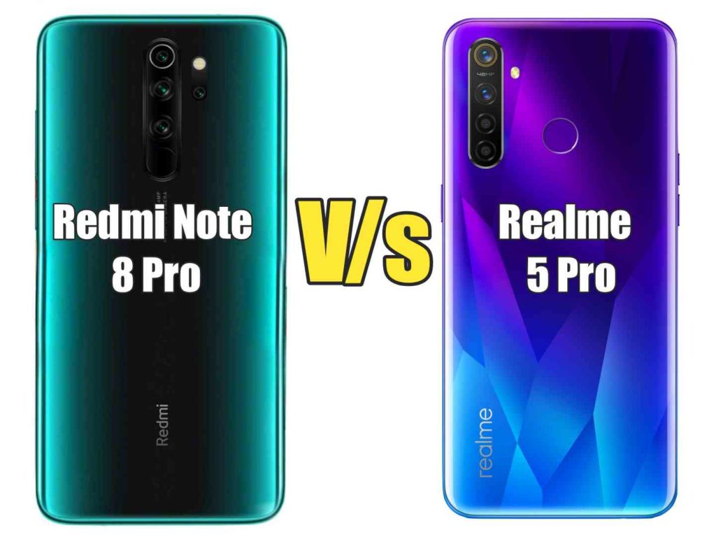 Redmi Note 8 Pro vs Realme 5 Pro Specifications