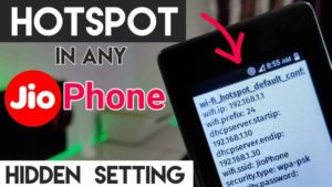 Install Hotspot in jio Phone