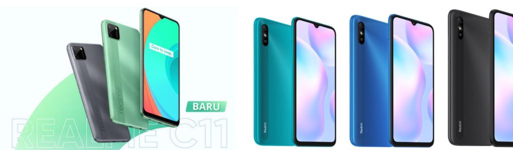 realme c11 and redmi 9a