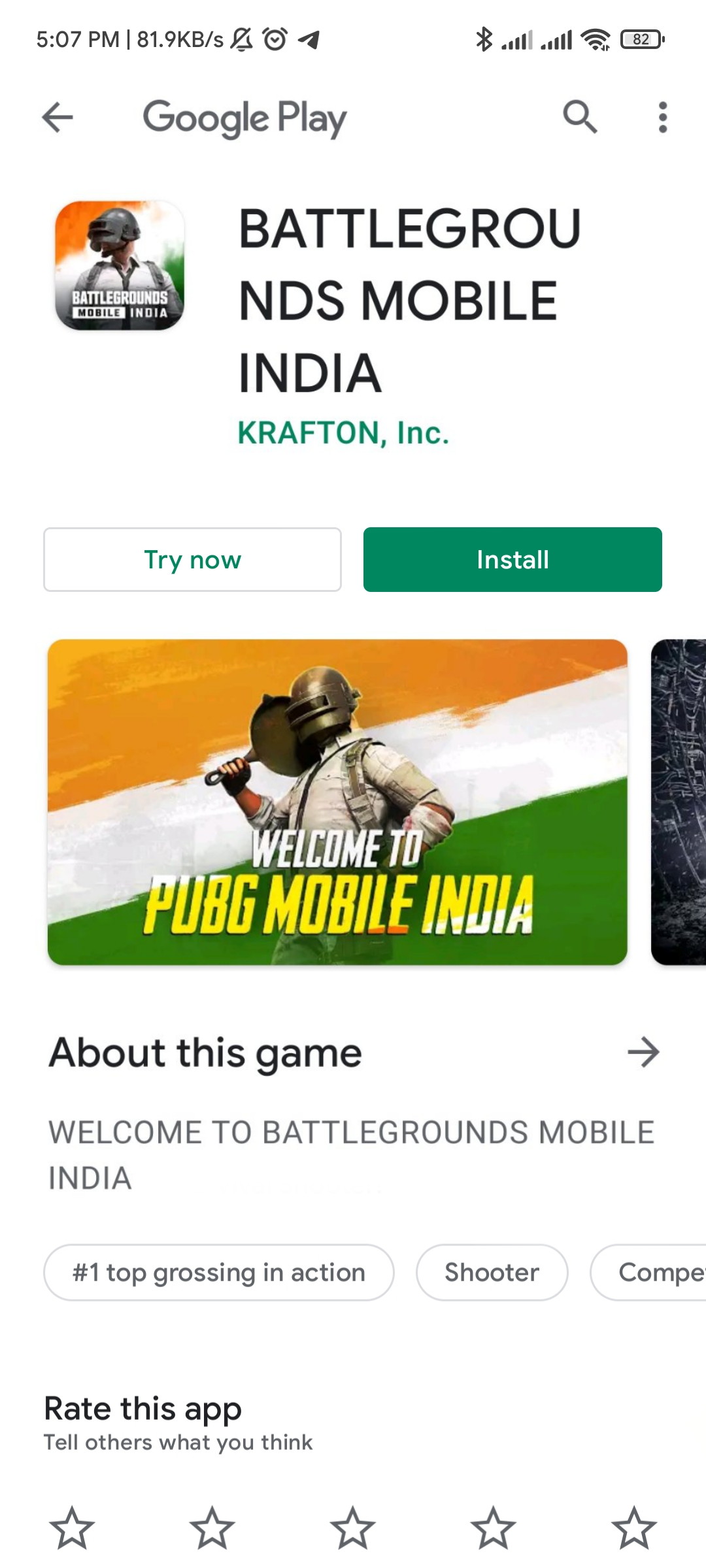 Battleground Mobile India APK Download Link and Play Store Link